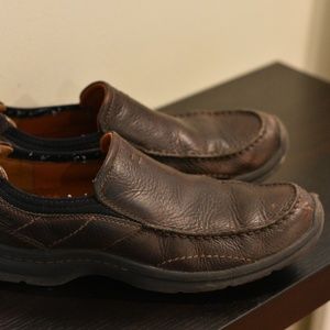 Clarks Leather Slip on shoes 9.5
